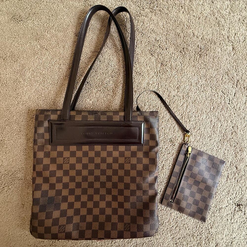Authentic Louis Vuitton Damier tote bag and second bag - Picture 2 of 8